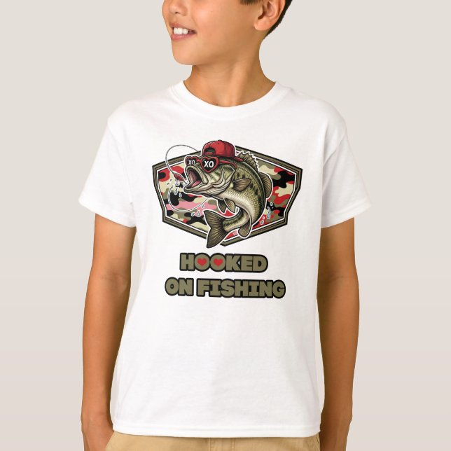 A fun and bold illustration of a cool bass T-Shirt (Vorderseite)