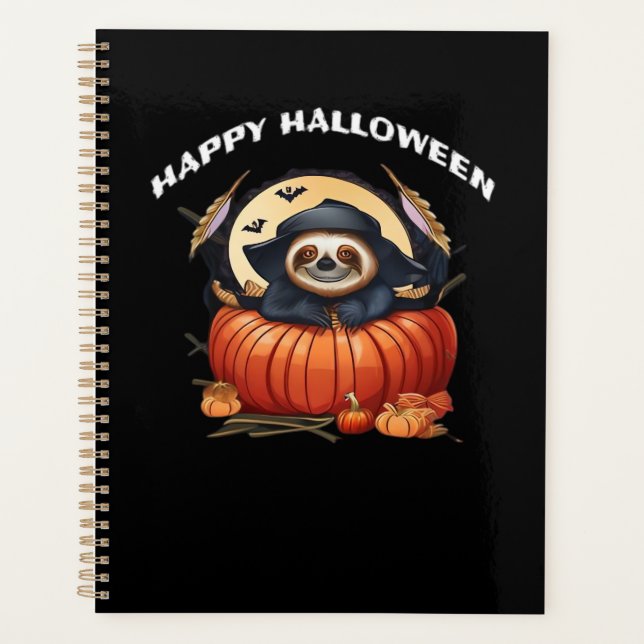 A funny sloth celebrating Halloween Essential T-Sh Planer (Vorderseite)