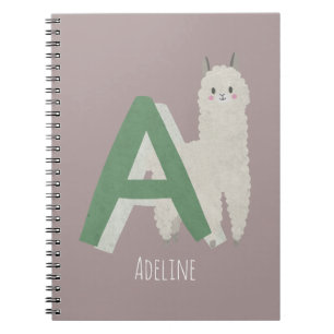 A für Alpaca Notizblock