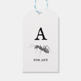 ‚A‘ für Ant Geschenkanhänger