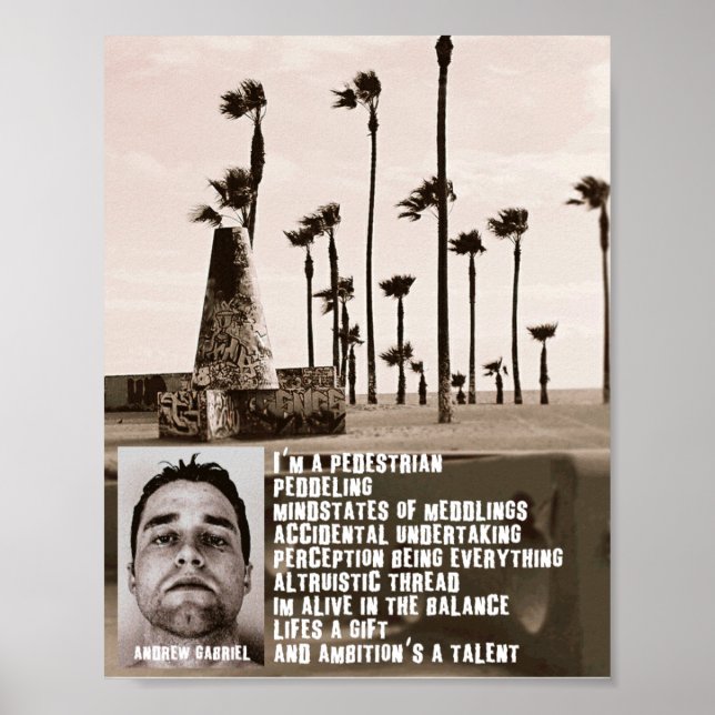 a.gabriel — Selbststütze Poster (Vorne)