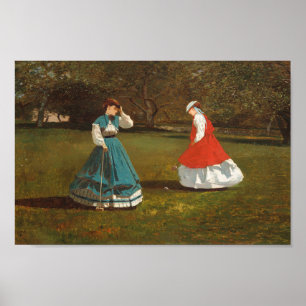 A Game of Croquet Poster