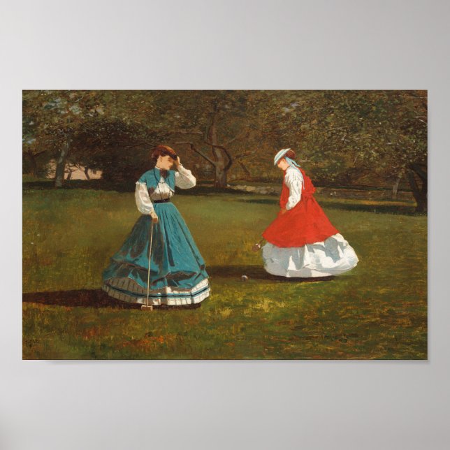 A Game of Croquet Poster (Vorne)
