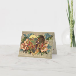 A Garden of Flowers Thank You Card Dankeskarte