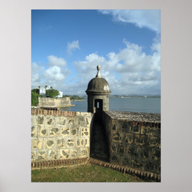 A Garita Puerto Rico Gerahmtes Foto Poster (Vorne)