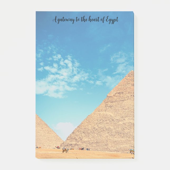 A gateway to the heart of Egypt - Post-it Klebezettel (Vorderseite)