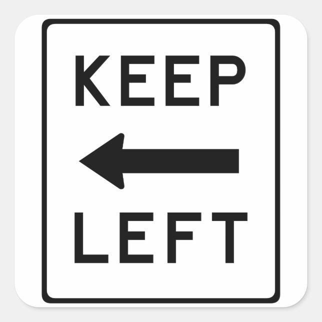 À gauche : Sticker politique démocratique (Devant)
