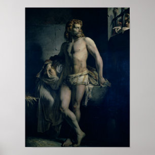 A Gaul und seine Tochter 1847 in Rom inhaftiert Poster