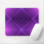 A geometric, purple mouse pad featuring layered  mousepad<br><div class="desc">A geometric,  purple mouse pad featuring layered diamond shapes with a gradient effect. The modern design is eye-catching and bright.</div>