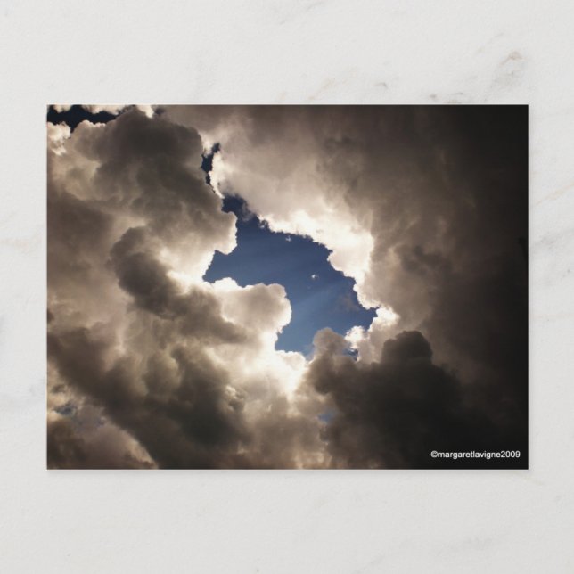 "A Glimpse" Postkarte (Vorderseite)