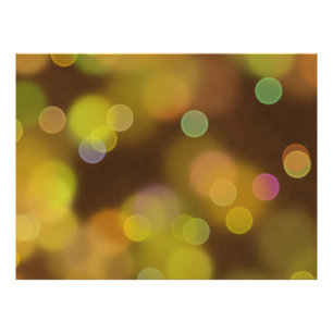 A Golden Christmas Pattern on Fawn Brown Fotodruck