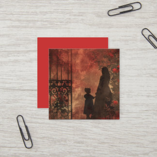 A Gothic Mother Series Design #3 Quadratische Visitenkarte