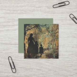 A Gothic Mother Series Design #9 Quadratische Visitenkarte