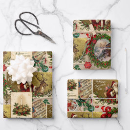 A Happy Christmas Tide Geschenkpapier Set