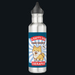 A Happy Dog Shiba cute dog Edelstahlflasche<br><div class="desc">This A Happy Dog Shiba cute dog stainless steel water bottle is perfect for dog lovers,  especially for those who've soft spot for Shiba Inu.</div>