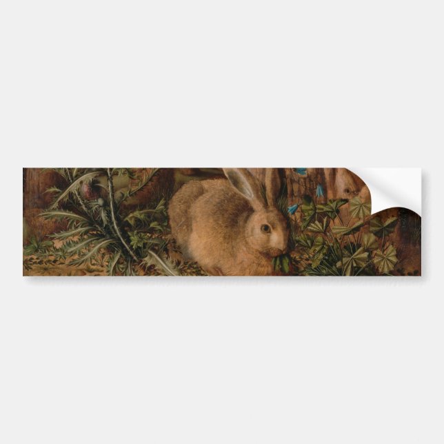 A Hare in the Forest (von Hans Hoffmann) Autoaufkleber (Vorne)