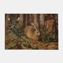 A Hare in the Forest (von Hans Hoffmann) Fußmatte