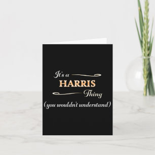 A Harris Thing Kamala Harris 2024 Election Anti Karte