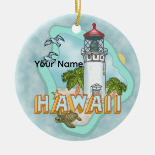 A Hawaii Lighthouse Keramik Ornament