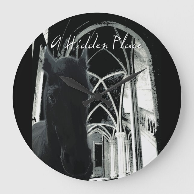 A Hidden Place - Wall Clock Große Wanduhr (Vorderseite)