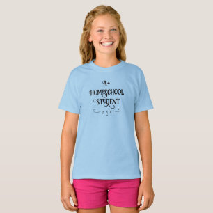 A+ Homeschool Student Girls' T-Shirt
