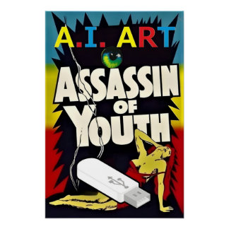 A.I. Art - Assassin of Youth Poster