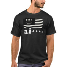 A.I. LIES. Basic Dunkles T-Shirt