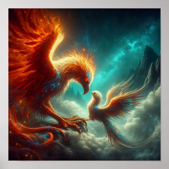 A.I. Mutter Phoenix und Kind Poster (Vorne)