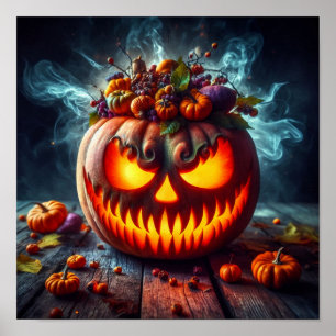 A.I. Nefarious Jack-o'-Laterne Poster