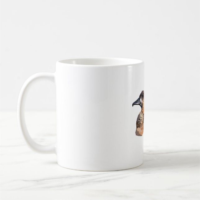 A is for African White Backed Duck Kaffeetasse (Links)