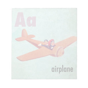 A is for Airplane Notizblock