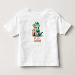 A is for Alice– Personalized Toddler T-Shirt
