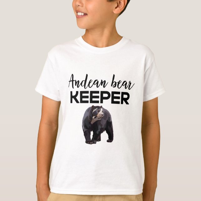 A is for Andean Bear Keeper T-Shirt (Vorderseite)