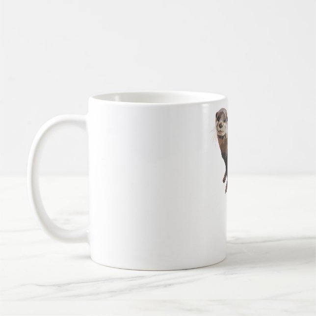 A is for Asian Small Clawed Otter Kaffeetasse (Links)