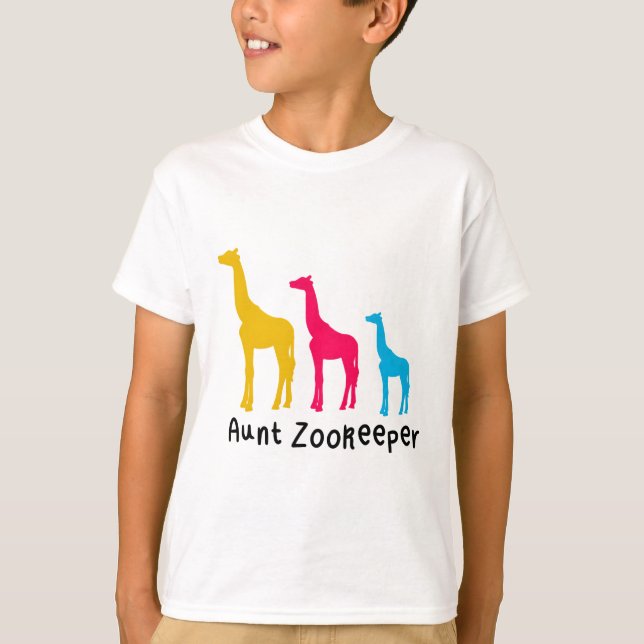 A is for Aunt Zookeeper T-Shirt (Vorderseite)