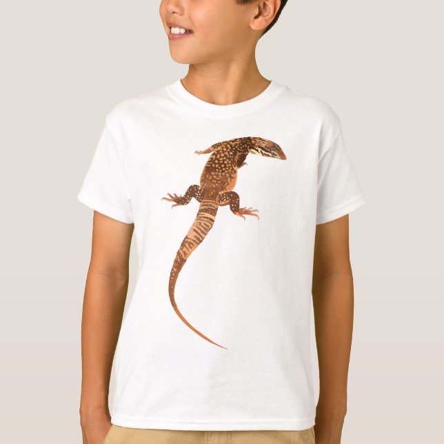 A ist für Ackies Monitor Lizard T-Shirt (Vorderseite)
