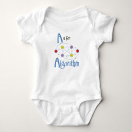 A ist für Algorithmus (für Wissenschafts-u. Baby Strampler