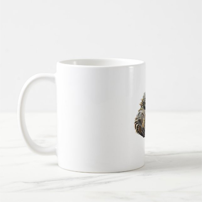 A ist für Armadillo Girdled Lizard Kaffeetasse (Links)