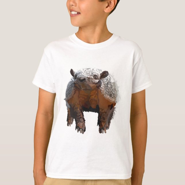 A ist für Armadillo T-Shirt (Vorderseite)
