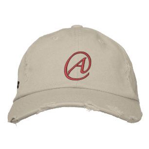 A ist für Atheist Bestickte Kappe