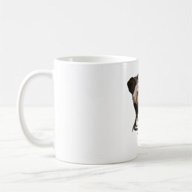 A ist für Aye Aye Lemur Kaffeetasse (Links)