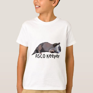A ist für den Kurzen Otter Keeper für Asien T-Shirt