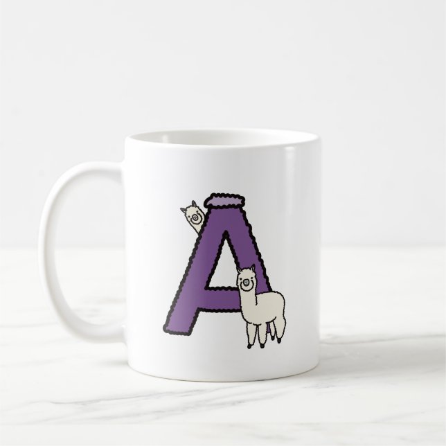 A ist für ... personalisiert kaffeetasse (Links)