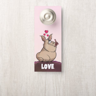 A. J. HOGG "LIEBE" TÜR HANGER TÜRANHÄNGER