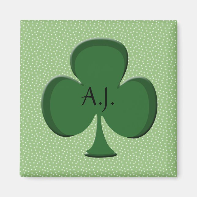 A.J. Kleeblatt My Name Magnet (Vorne)
