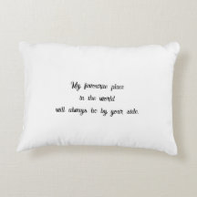 À jamais amoureux - Coussin de mariage pour la Sai
