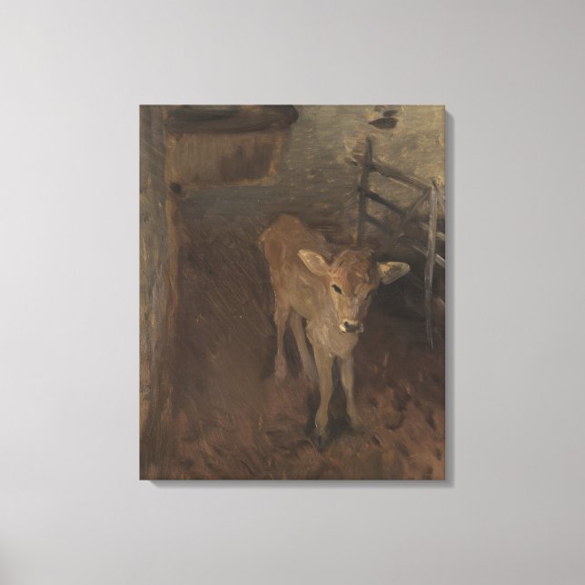 A Jersey Calf Leinwanddruck (Vorderseite)