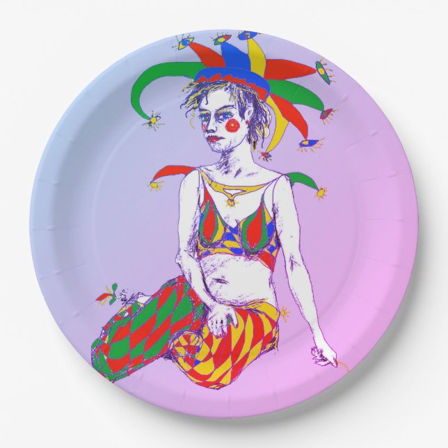 A Jester Pappteller (Vorderseite)