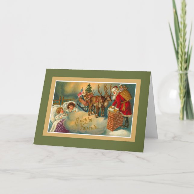 A Joyful Yuletide Feiertagskarte (Vorderseite)