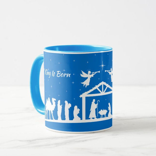 A King Is Born - Nativity Scene Mug  (Devant gauche)